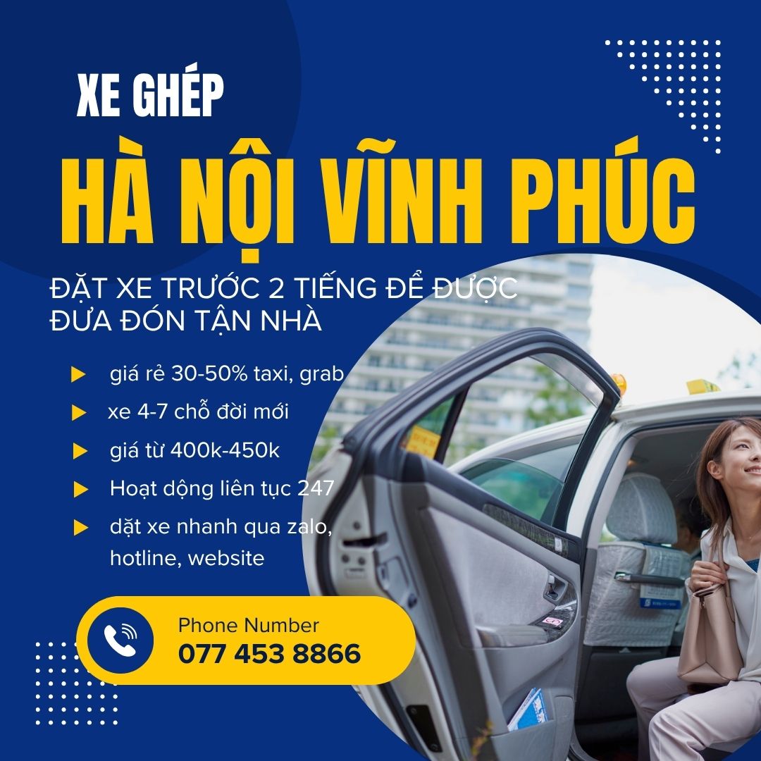 Xe Ghép Vĩnh Phúc Hà Nội 1