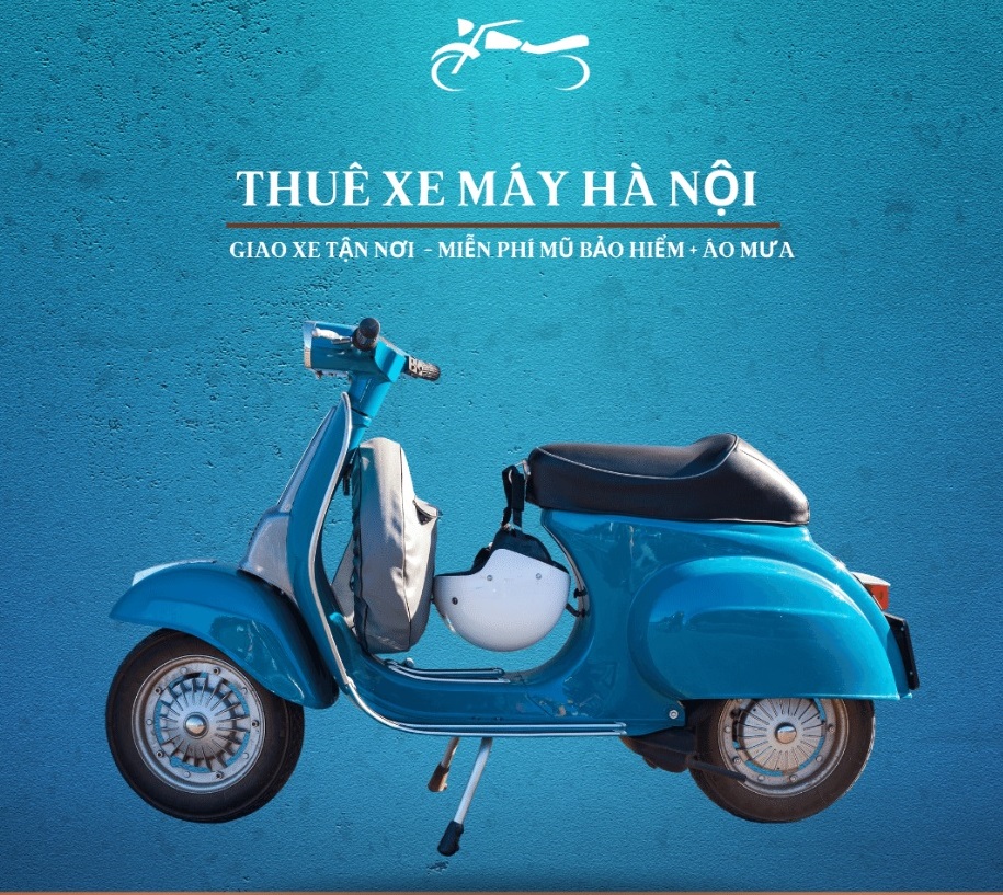 THUÊ XE MÁY HÀ NỘI KHÔNG CẦN ĐẶT CỌC - GIÁ 50K 1 thue xe may ha noi